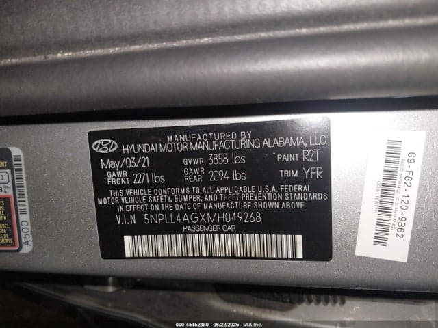 2021 HYUNDAI ELANTRA SE 9