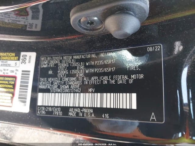2022 TOYOTA SIENNA XLE 9
