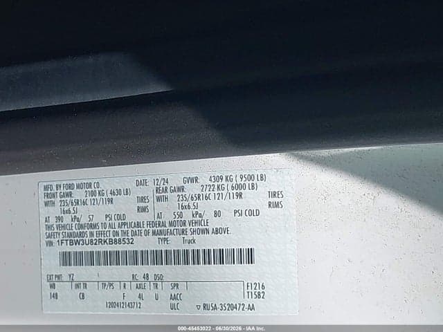 2024 FORD TRANSIT-350 CARGO VAN 9
