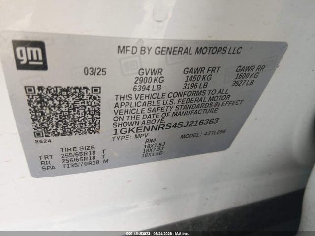 2025 GMC ACADIA AWD ELEVATION 9