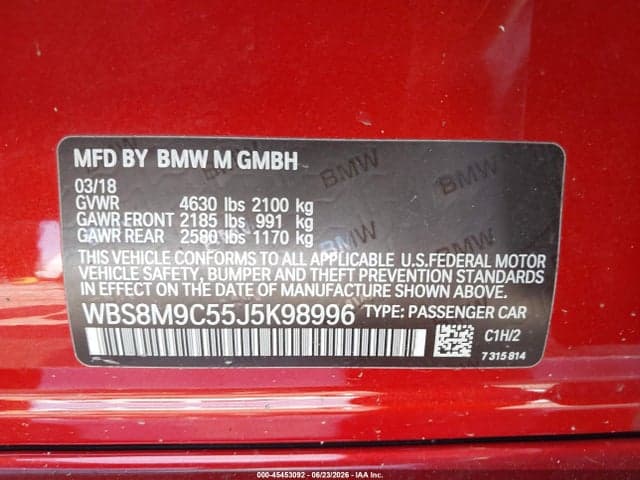 2018 BMW M3 CS 9