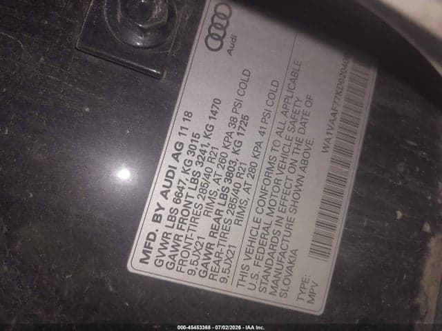 2019 AUDI Q7 55 PREMIUM 9