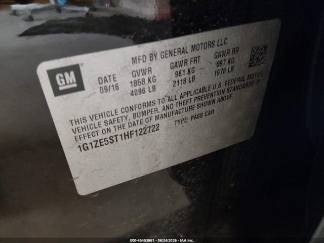 2017 CHEVROLET MALIBU 1LT 9