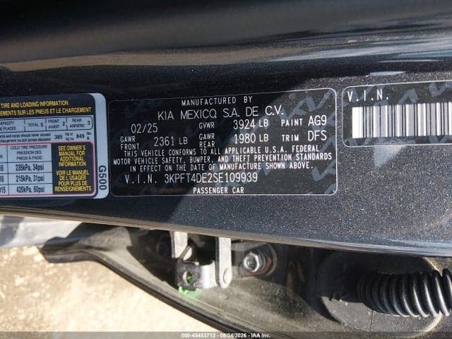 2025 KIA K4 LXS 9