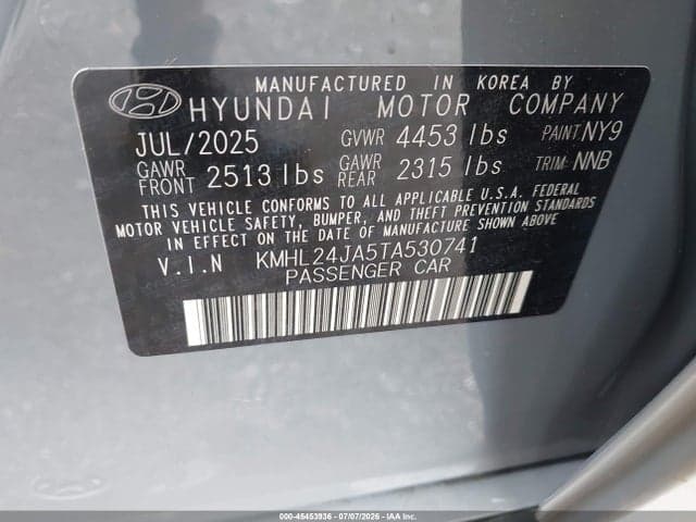 2026 HYUNDAI SONATA SE 9