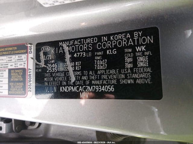 2021 KIA SPORTAGE LX 9