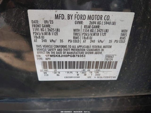 2023 FORD EXPLORER TIMBERLINE 9