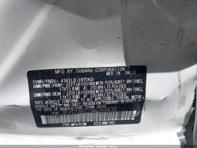 2022 SUBARU CROSSTREK PREMIUM 9
