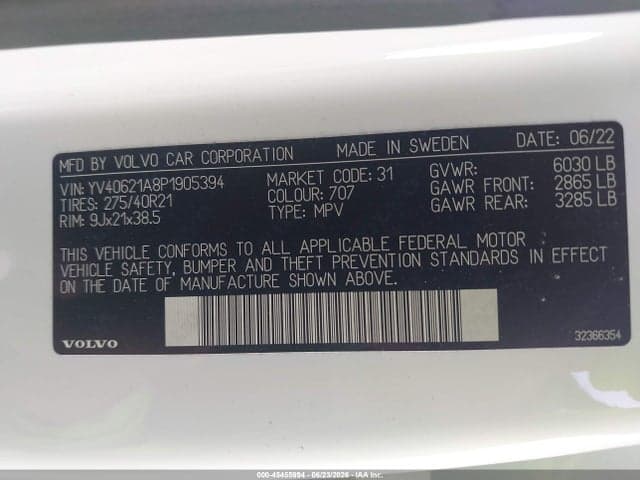 2023 VOLVO XC90 B6 9
