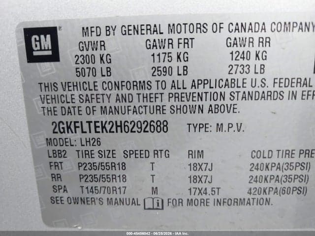 2017 GMC TERRAIN SLE-2 9