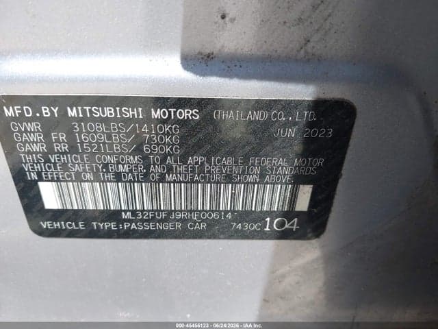2024 MITSUBISHI MIRAGE G4 9