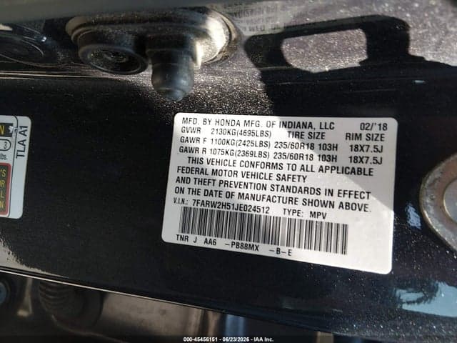 2018 HONDA CR-V EX 9