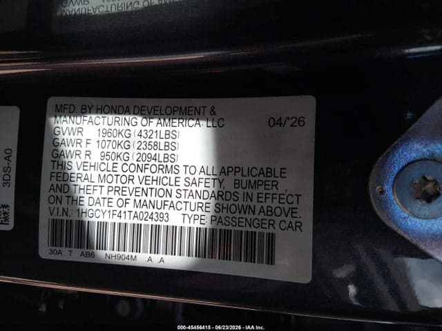 2026 HONDA ACCORD SE 9