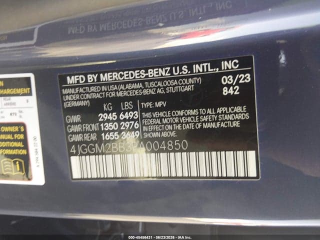 2023 MERCEDES-BENZ EQE 350+ SUV 9