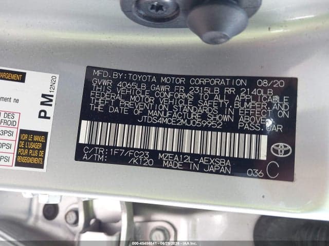 2021 TOYOTA COROLLA SE 9