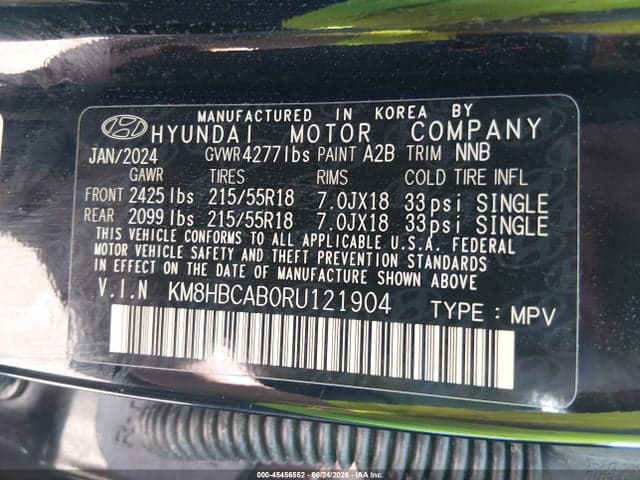 2024 HYUNDAI KONA SEL 9