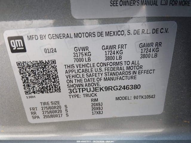 2024 GMC SIERRA 1500 9