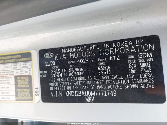 2021 KIA SOUL S 9