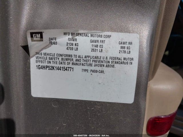 2004 BUICK LESABRE CUSTOM 9