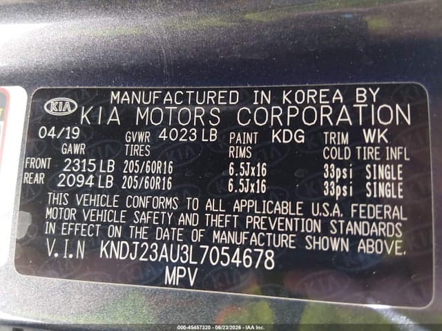 2020 KIA SOUL S 9