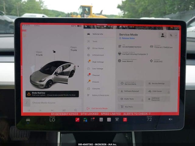 2019 TESLA MODEL 3 LONG RANGE/PERFORMANCE 7