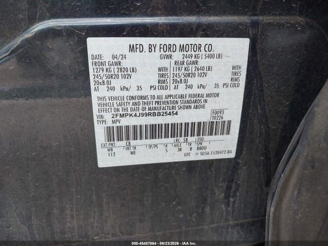 2024 FORD EDGE ST-LINE 9