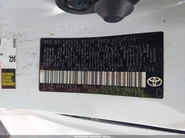2023 TOYOTA COROLLA LE 9