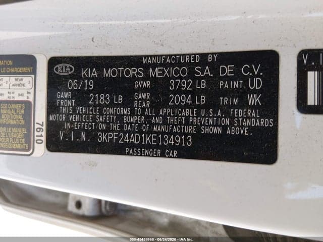 2019 KIA FORTE LXS 9