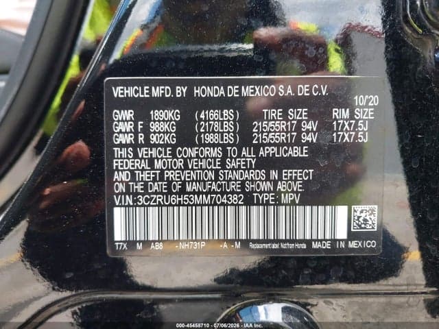 2021 HONDA HR-V AWD EX 9