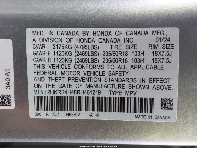 2024 HONDA CR-V EX AWD 9