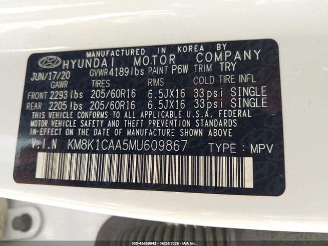 2021 HYUNDAI KONA SE 9