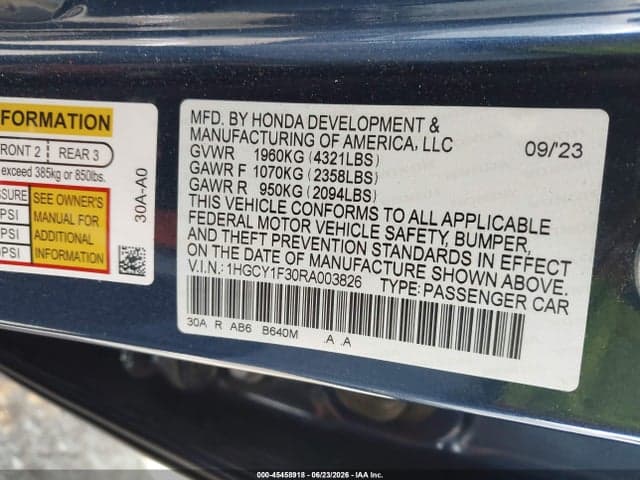 2024 HONDA ACCORD EX 9