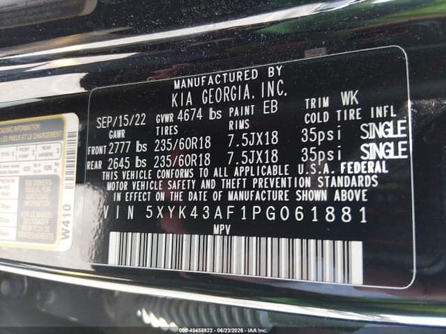 2023 KIA SPORTAGE SX 9