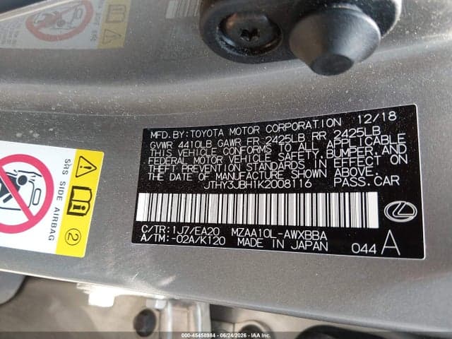 2019 LEXUS UX 200 9