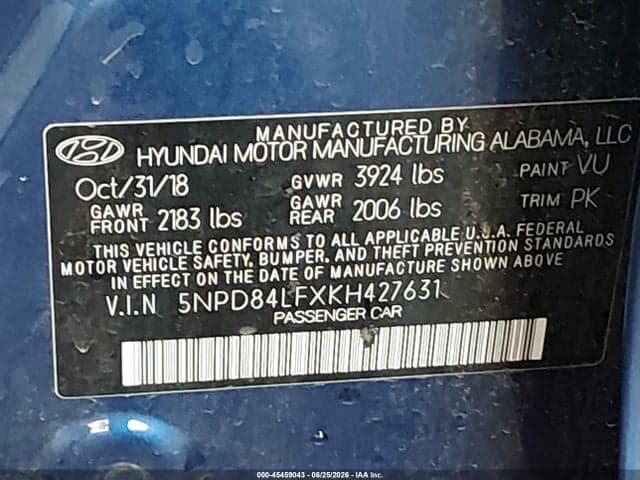 2019 HYUNDAI ELANTRA SEL 9