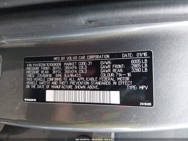 2016 VOLVO XC90 T5 9