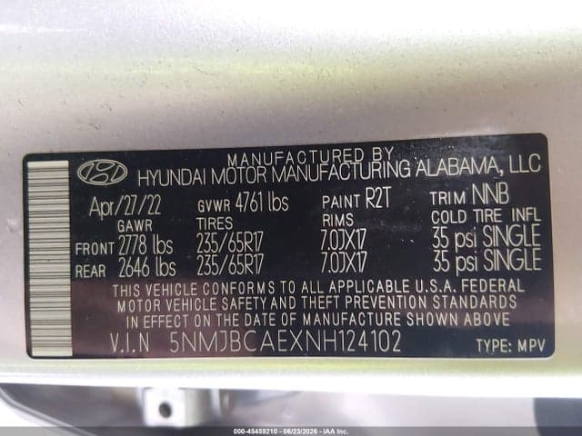 2022 HYUNDAI TUCSON SEL 9