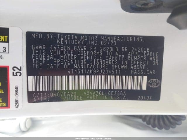 2024 TOYOTA CAMRY SE 9