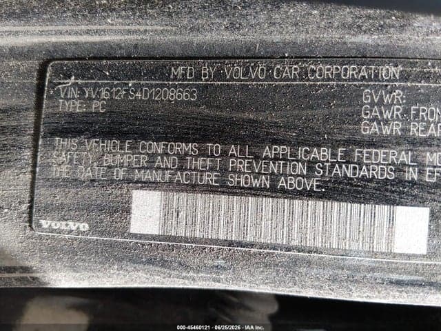 2013 VOLVO S60 T5 9