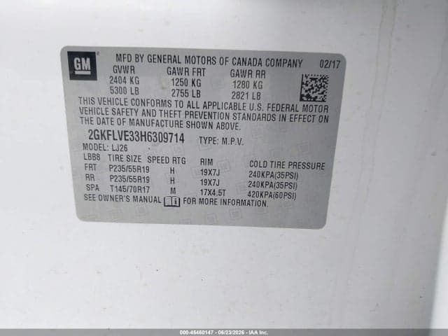 2017 GMC TERRAIN DENALI 9