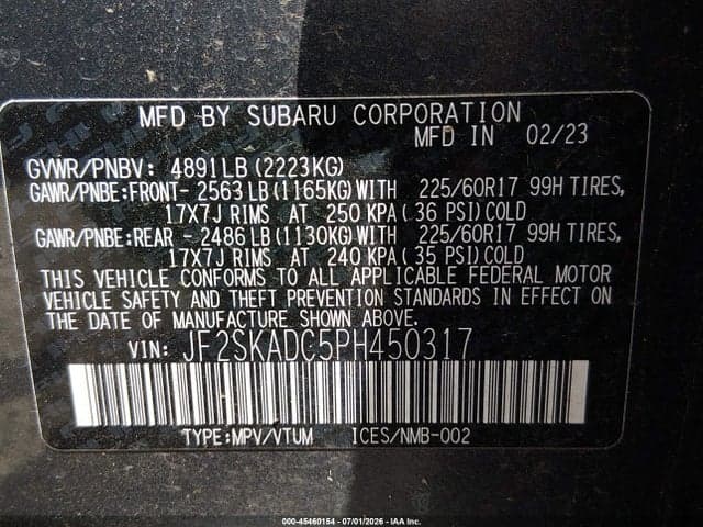 2023 SUBARU FORESTER PREMIUM 9
