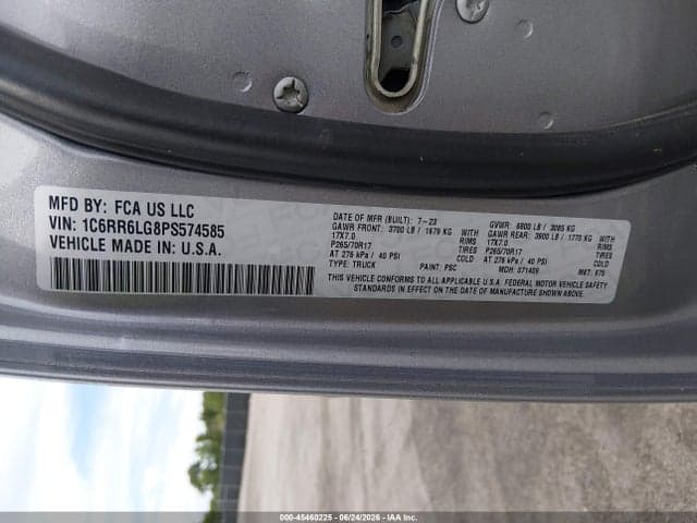 2023 RAM 1500 CLASSIC SLT 4X2 5'7 BOX 9