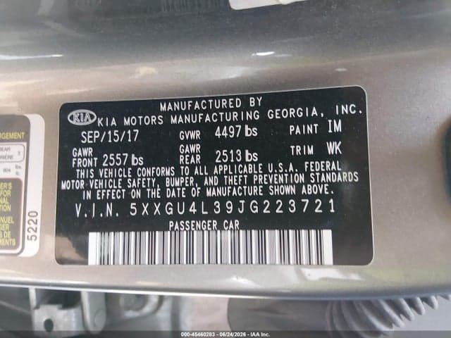 2018 KIA OPTIMA EX 9