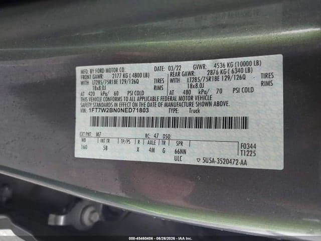2022 FORD F-250 LARIAT 9