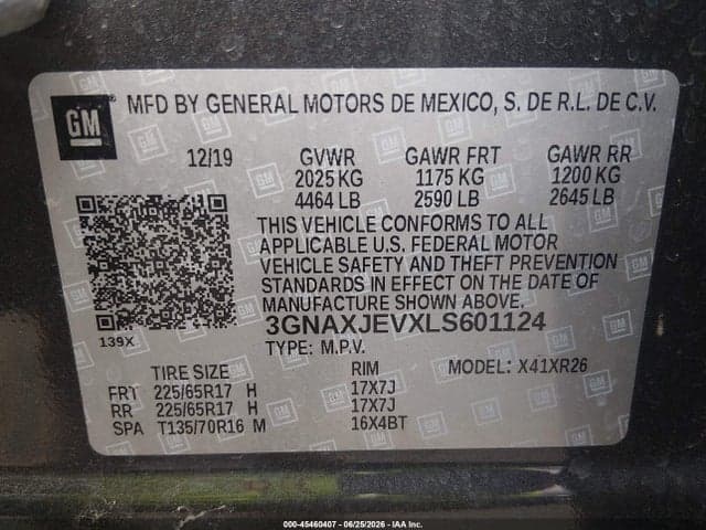 2020 CHEVROLET EQUINOX FWD 2FL 9