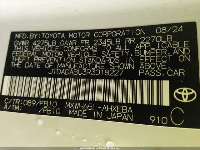 2024 TOYOTA PRIUS LE AWD-E 9