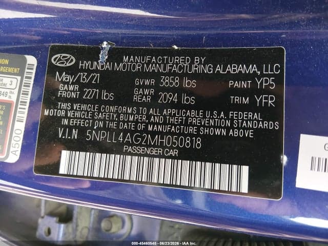 2021 HYUNDAI ELANTRA SE 9