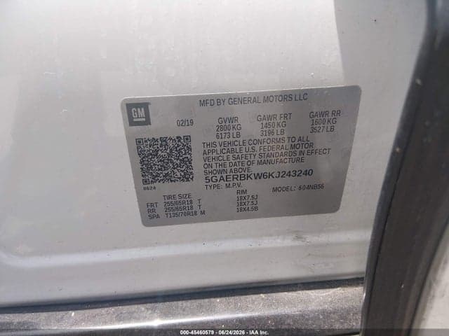 2019 BUICK ENCLAVE FWD 9