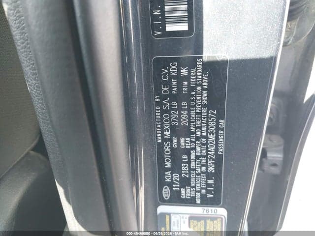 2021 KIA FORTE LXS 9