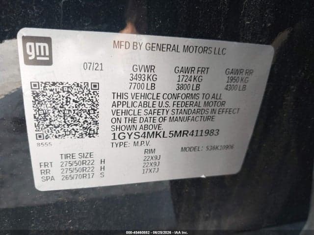 2021 CADILLAC ESCALADE ESV 9